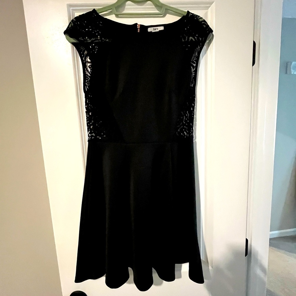 Bar III side panel cut out dress